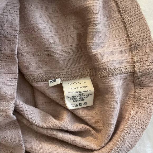 Doen Annie pointelle tee (sz XS) - Picture 8 of 9